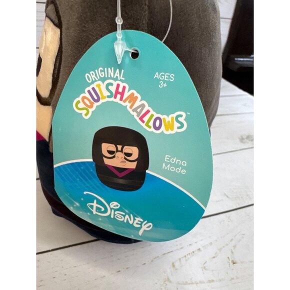 Disney Pixar Edna Mode Squishmallows 7” The Incredibles Plush Cuddly Soft Toy - Picture 7 of 8
